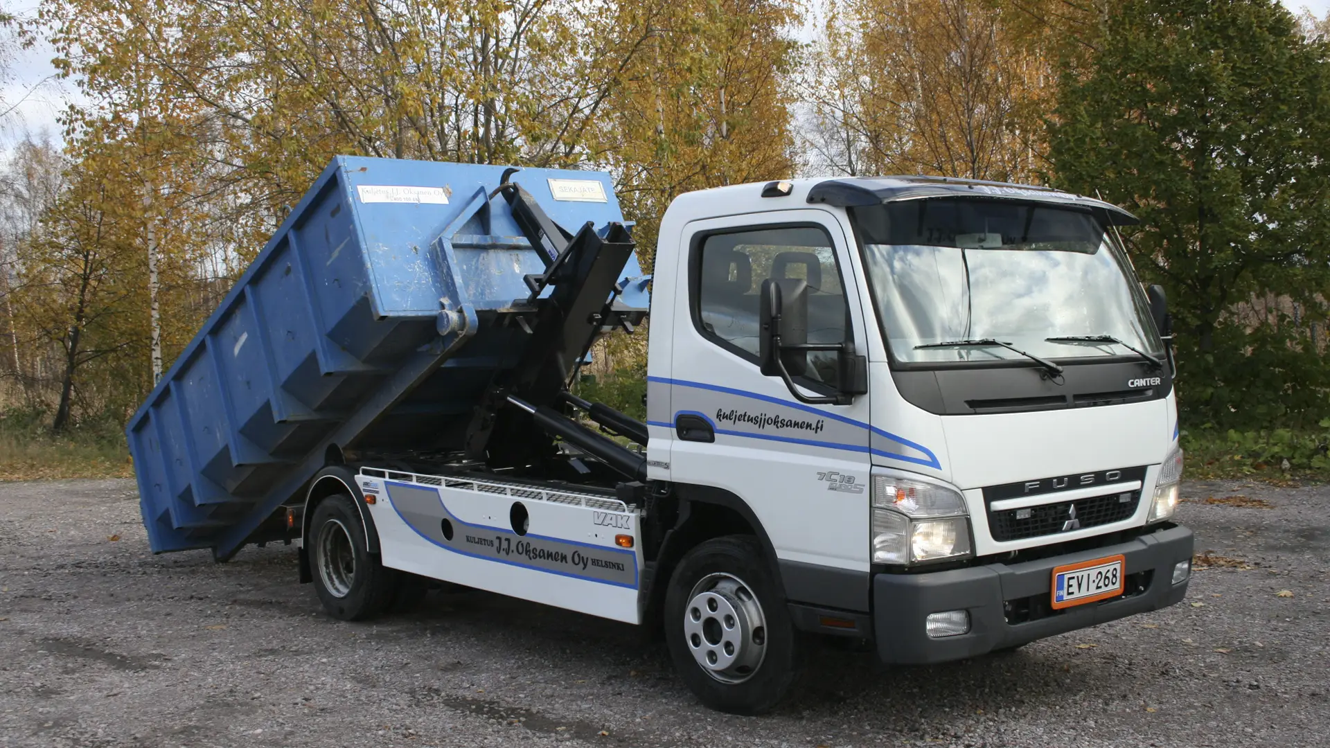 vaihtolava nopeasti myös ahtaisiin kohteisiin