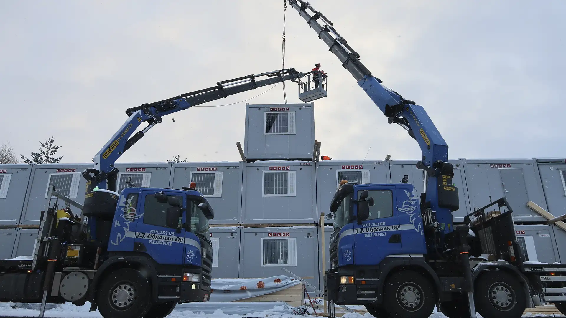 Kuljetuspalvelut rakennusalalle